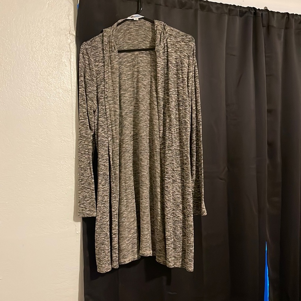 Cover up with hood and long sleeve